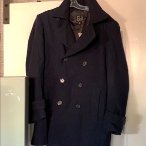 Wool men’s Jose. A. Banks pea coat- med